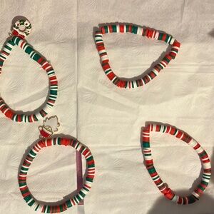 Colorful Beaded Bracelets Set